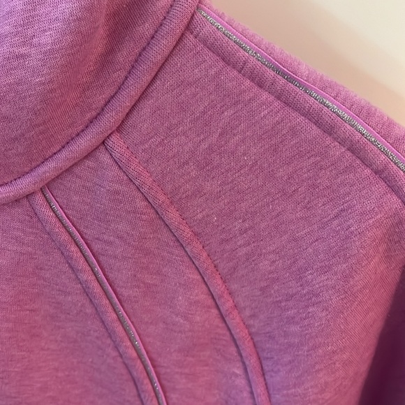 Lululemon PLUSH Scuba Oversized Half Zip Hoodie,so soft & warm, silver stitching - Picture 8 of 13